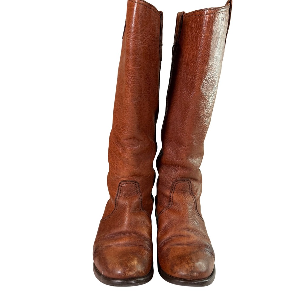 Madewells 1937 Archive Italian Leather Riding Boot Women 6 Brown Tall Equestrian